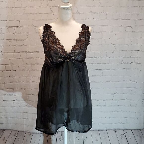 Cacique seriously sexy NWT 2 piece chemise - Picture 1 of 10
